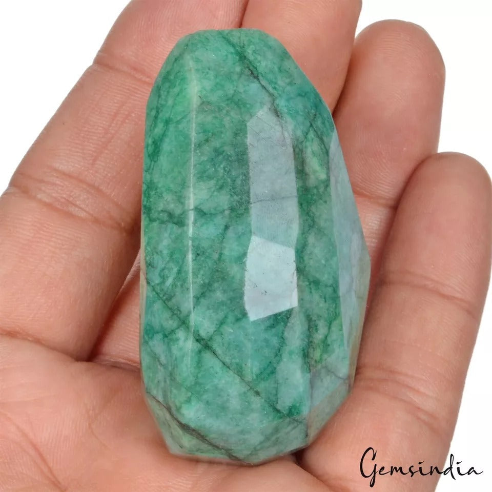 520 Cts Natural Green Blue Brazilian Emerald Pear Cut Loose Earth Mined Huge Gem