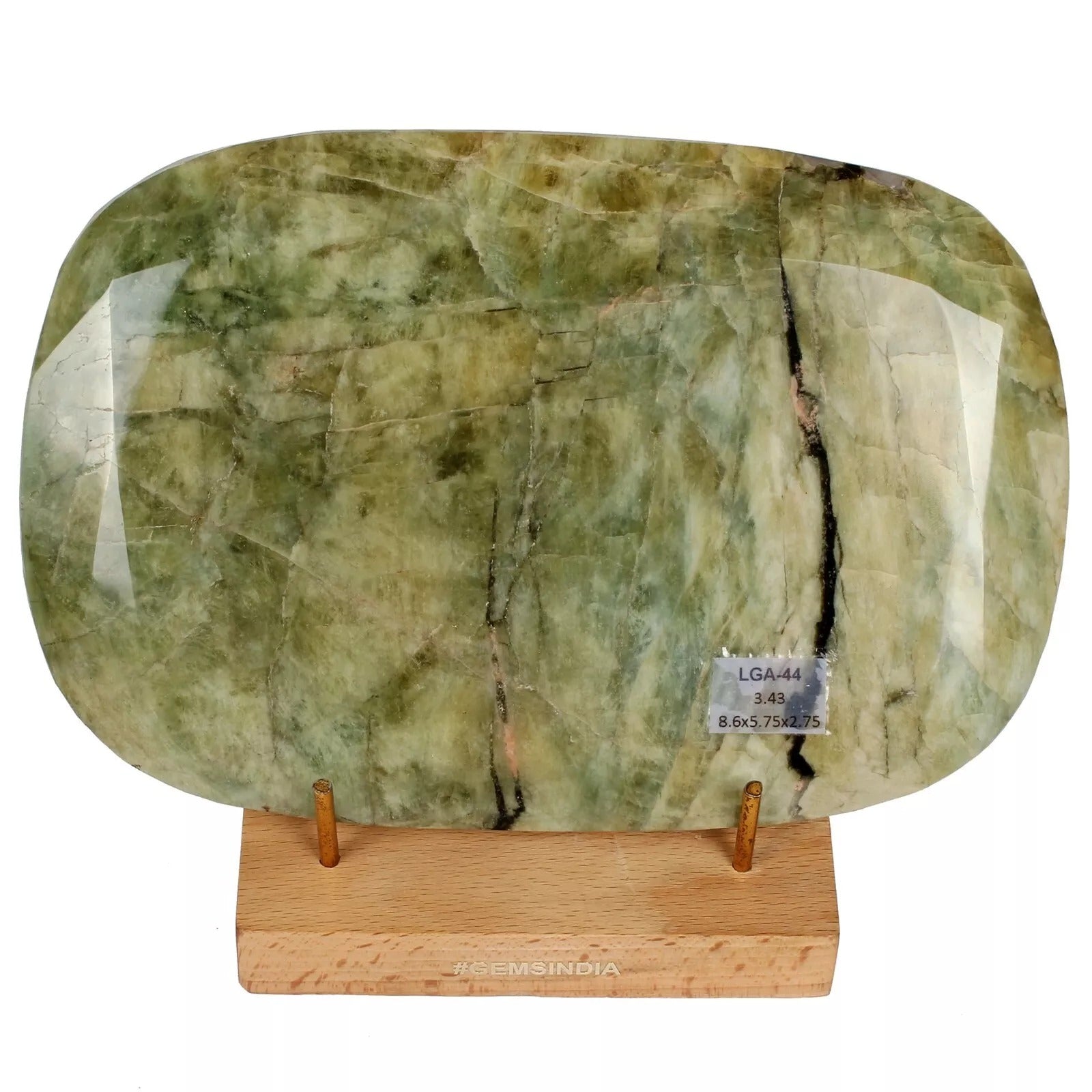 Beryl Loose Gemstone, Untreated, Green — 8.6x5.75x2.75 inch, 17150 Ct (3.43 Kg), Brazil