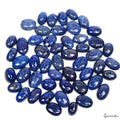 430 Ct Natural Blue Lapis Lazuli Oval Cab Loose Wholesale Gemstones Lot 51 Pcs