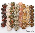 48 Pcs Heart Shape Natural Healing Crystal Reiki Chakra Collection Stones 2450Ct