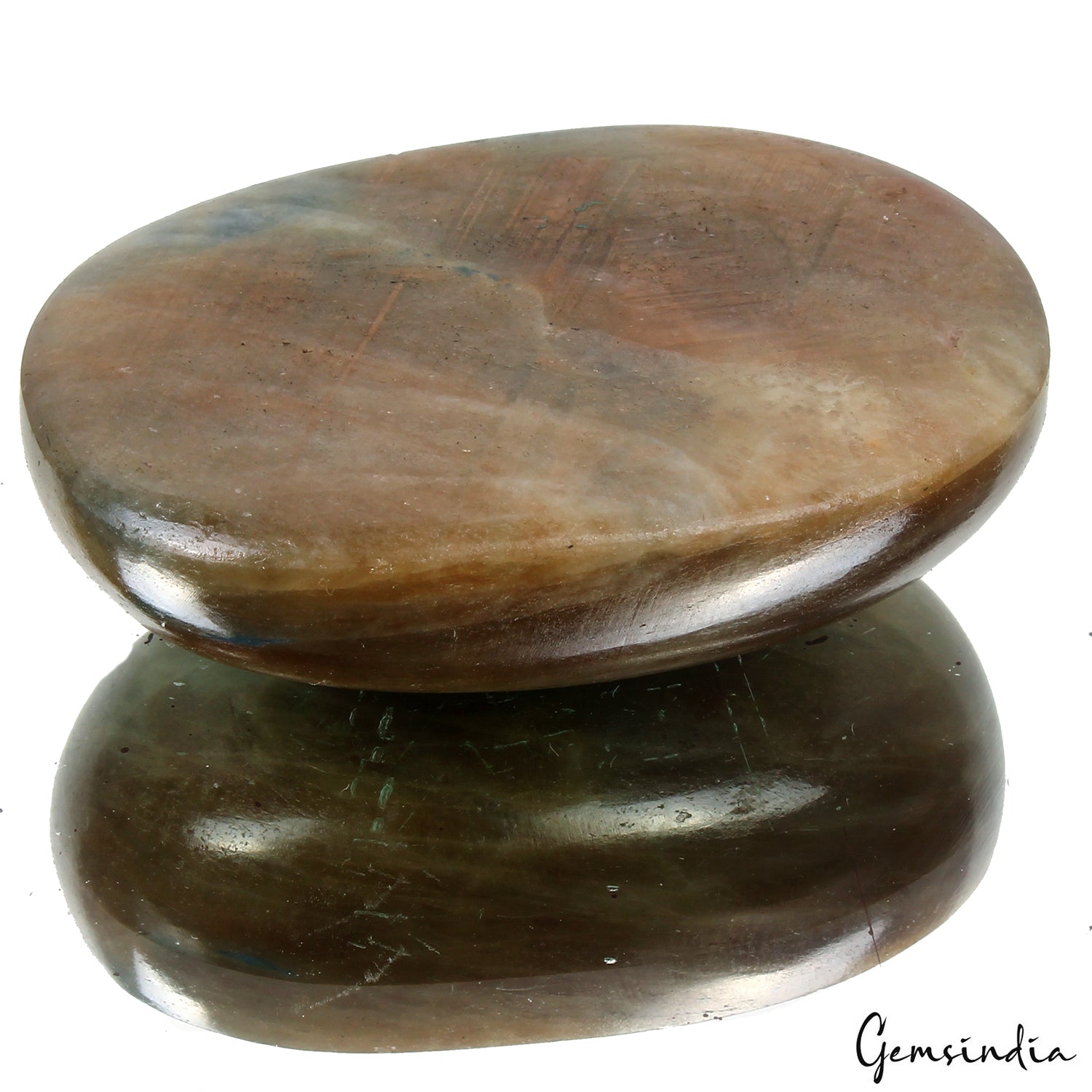 350 Cts Natural Untreated Brown Blue Sapphire Oval Cab Earth Mined Loose Gem