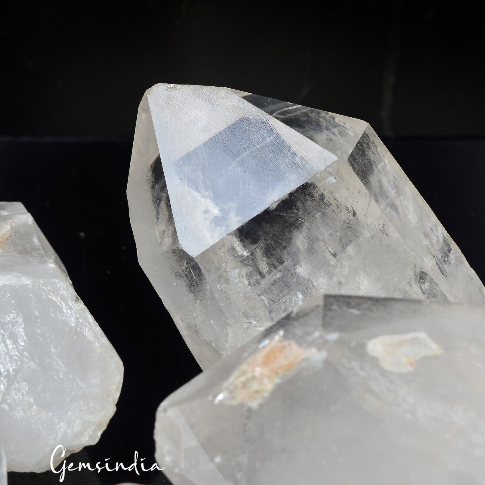 8 White Quartz Points Raw Natural Crystal Stone Healing Reiki Charged 770 Gram