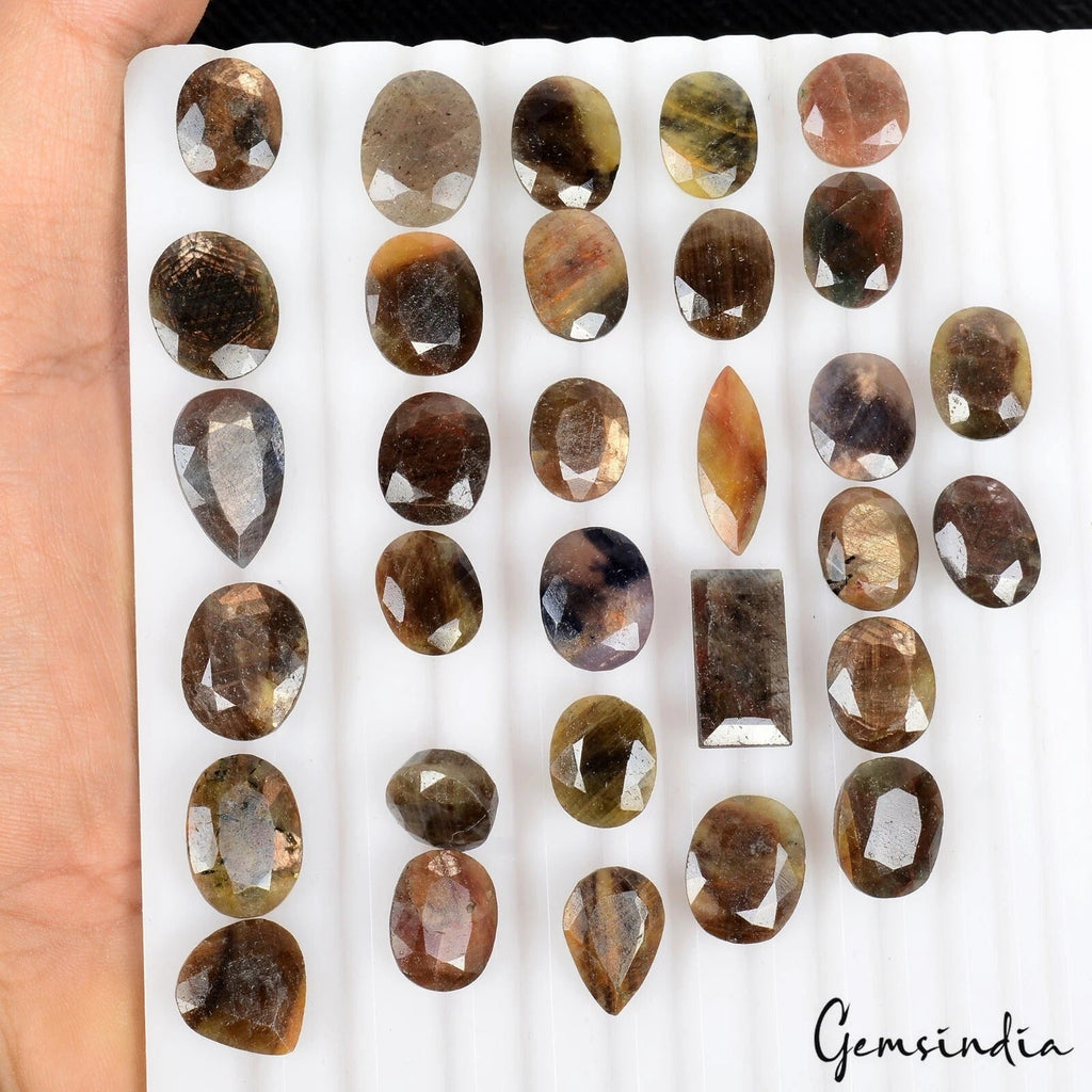 300 Cts Natural Sapphire Mix Cut Loose Untreated 11mm-18mm Gemstones Lot~ 31 Pcs