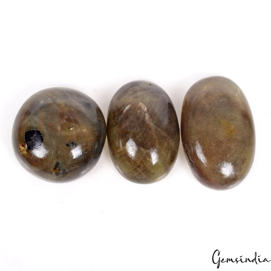 Certified Natural Unheated Golden Brown Sapphire 290 Ct Mix Cab Loose Gemstones