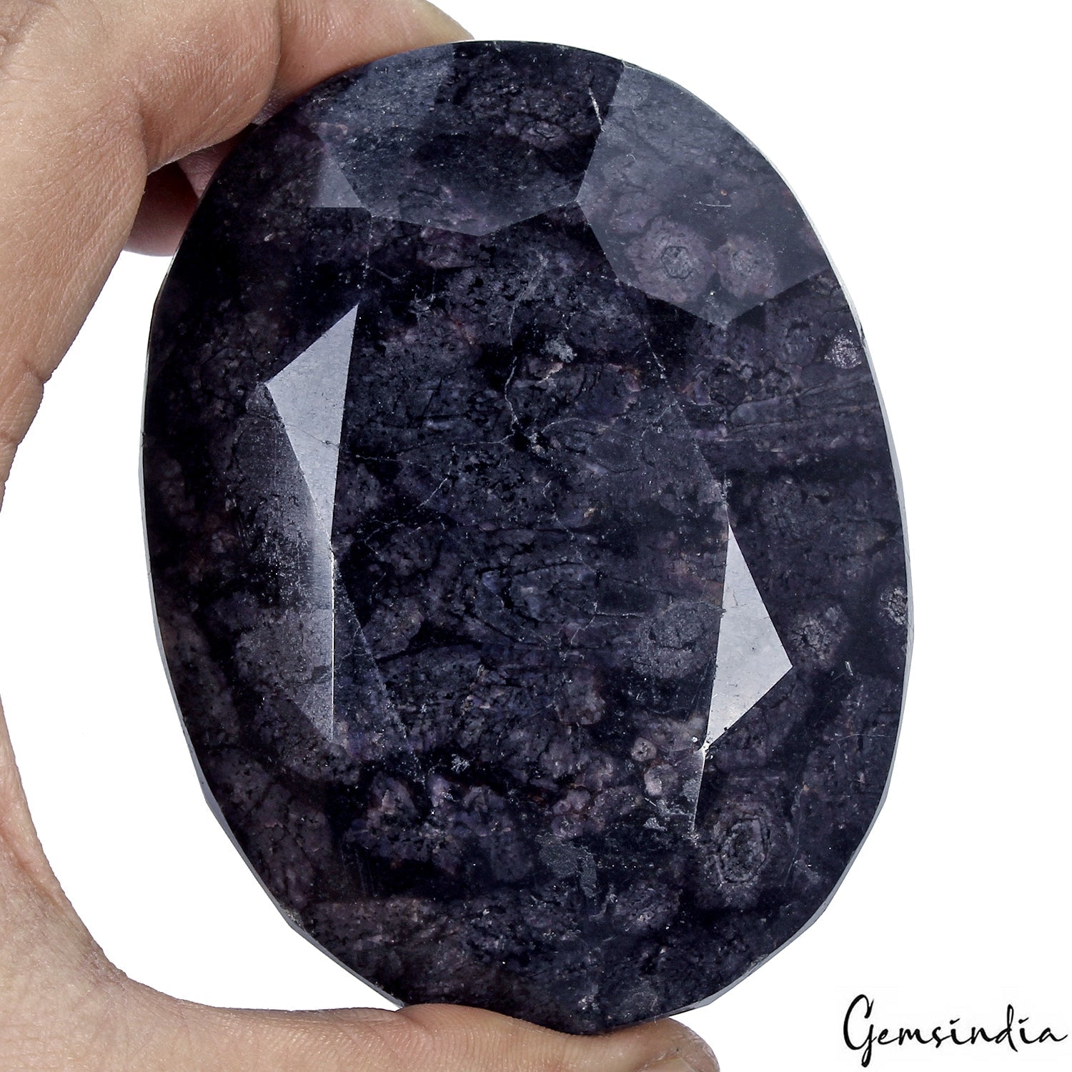 3380Ct Natural Deep Blue Sapphire Oval Cut Madagascar Loose Museum Size Gemstone