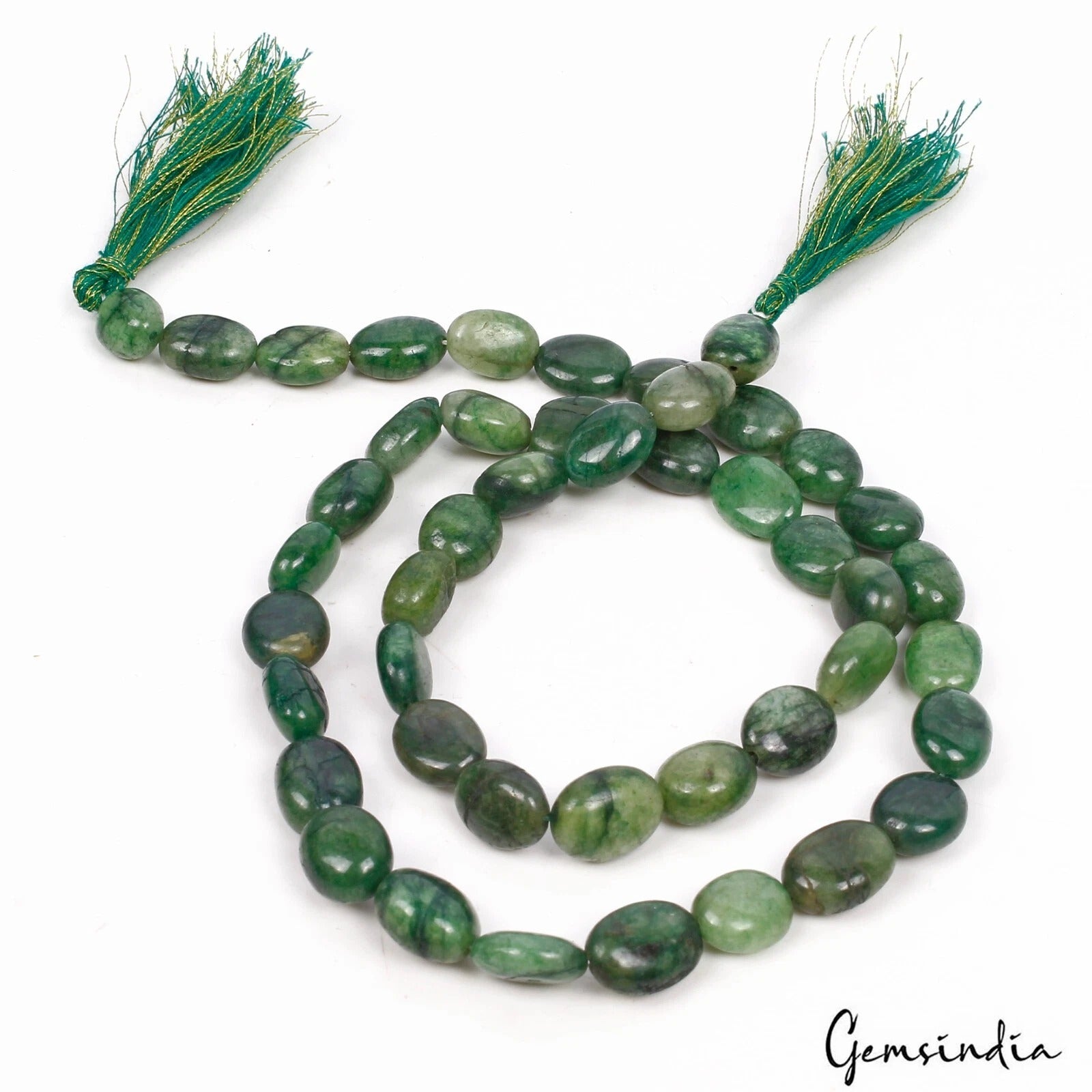 Brazilian Emerald Loose Gemstone, Green — 10mm to 14mm, 240.00 Ct, Brazil