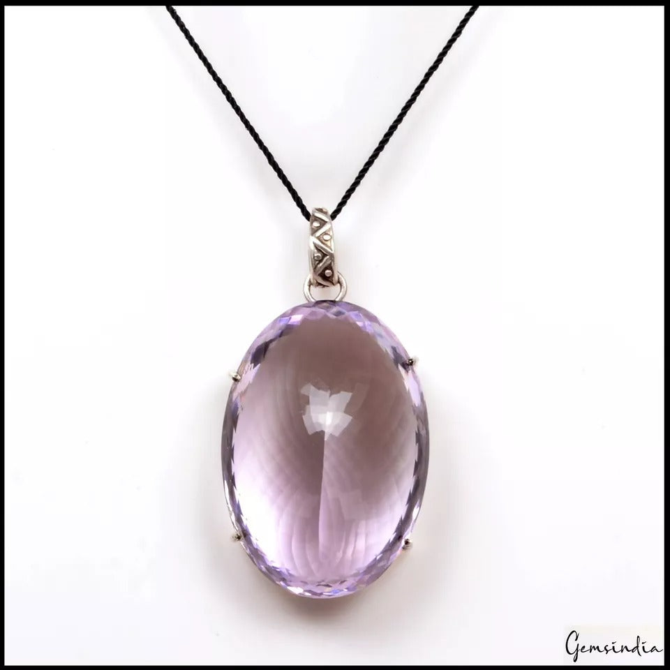 Amethyst Jewelry, Purple — 39x27x16 mm, 126.50 Ct (25.30 g)