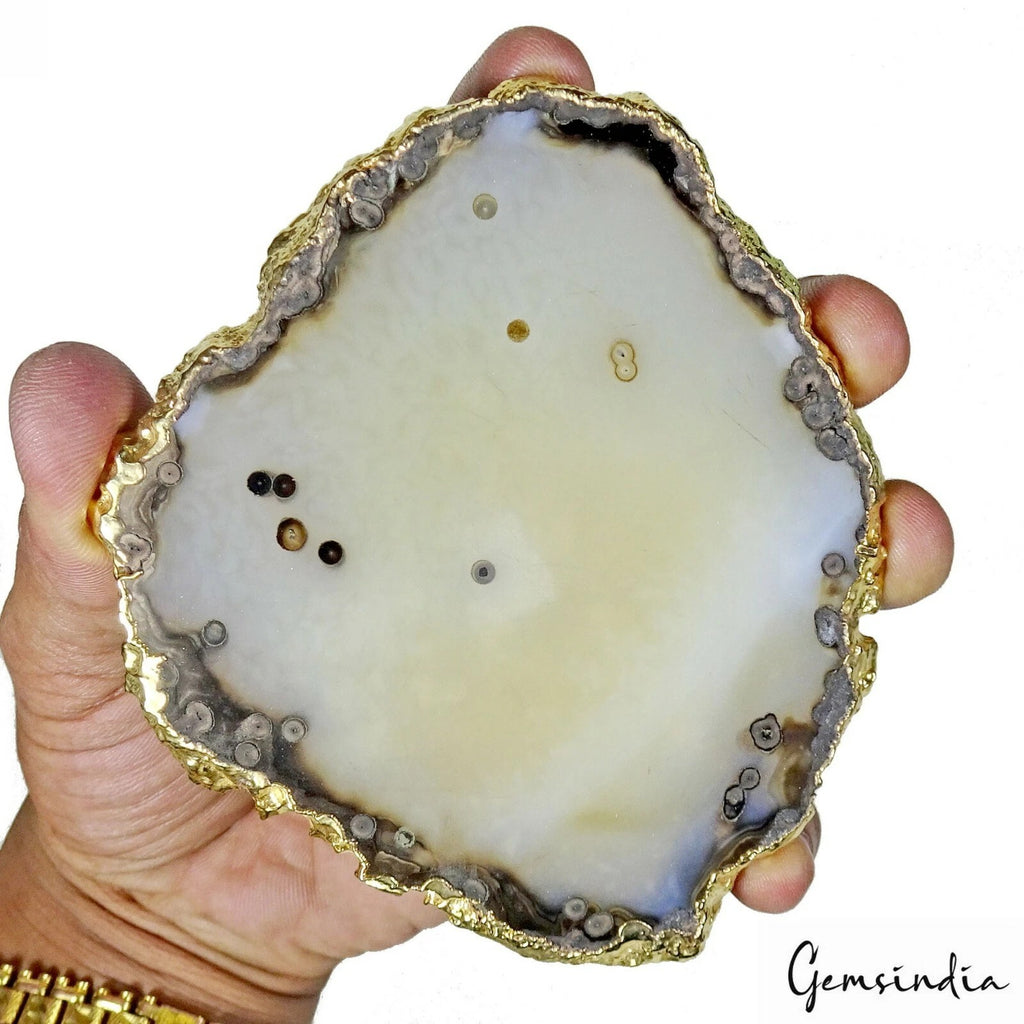 Onyx Loose Gemstone, Untreated — 107x94x6mm, 600 Ct, Madagascar