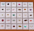 30 Pcs Estate Genuine Semi Precious Loose Mix Cut Jewelry Gemstones Collection g