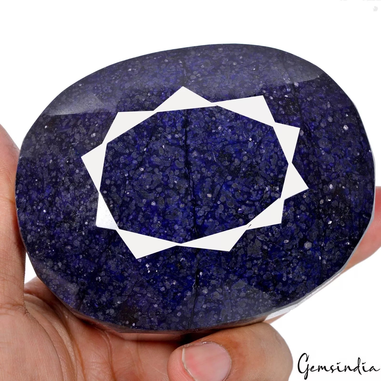 4000 Cts Natural Madagascar Blue Sapphire Oval Cut Loose Faceted Huge Gemstone