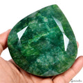 Brazilian Emerald Loose Gemstone, Pear Faceted, Color Enhanced — 100x96x47mm, 3360 Ct, Brazil