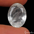 Aquamarine Loose Gemstone, Untreated, White — 17x13x7 mm, 10.20 Ct