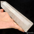 560 Gram Natural clear quartz obelisk crystal tower wand point healing Homedecor