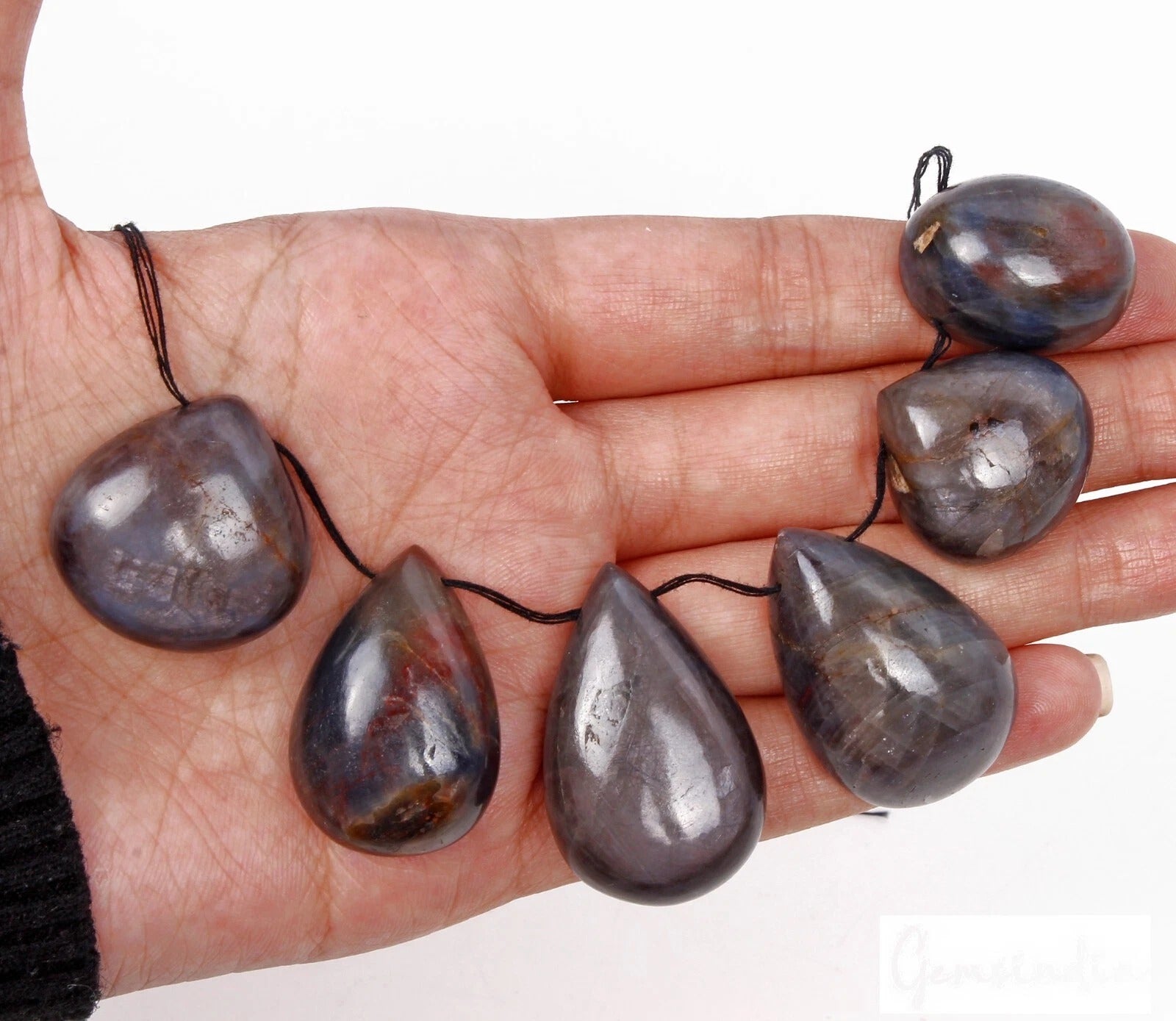 Sapphire Beaded Strand, Untreated, Brown — 22mm To 320mm, 430 Ct