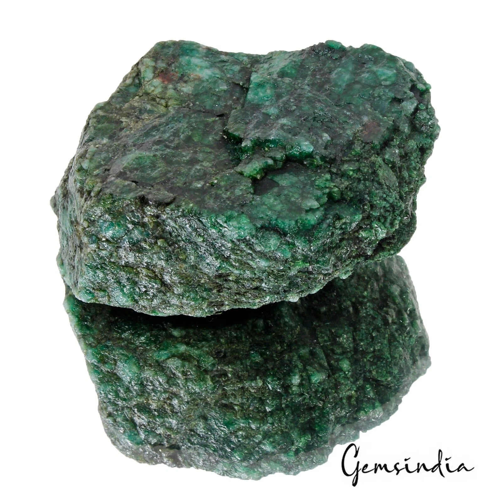 880 Ct Natural Green Emerald Uncut Rough Earth Mined Huge Size Specimen Raw Gems