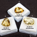 91.80 Ct Natural Yellow Citrine Mix Cut Loose AAA Grade Eye Clean Gemstones~3 Pc
