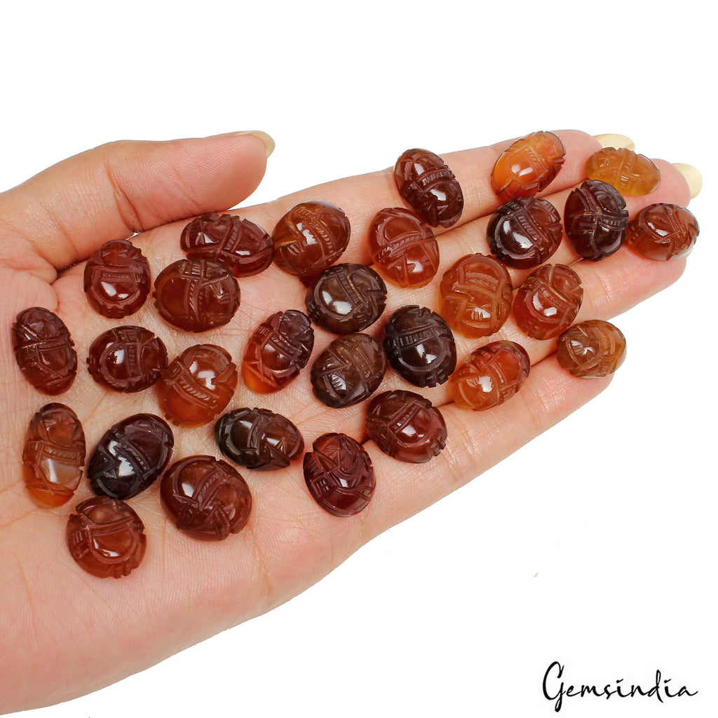 Onyx Loose Gemstone, Untreated — 15mm to 18mm, 300 Ct, Madagascar