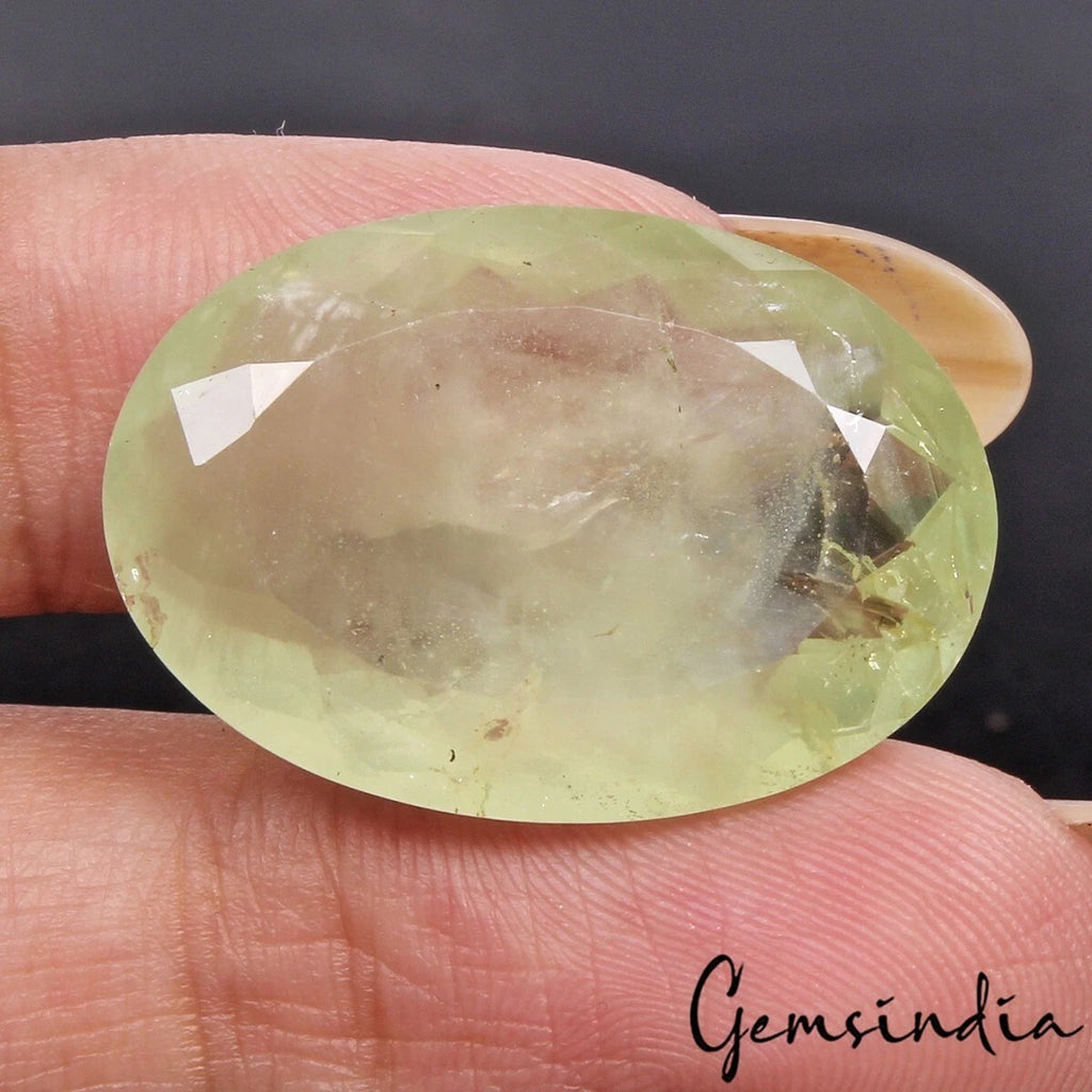 Aquamarine Loose Gemstone, Oval Faceted Cut, Untreated — 25x17x8mm, 24.30 Ct, Brazil