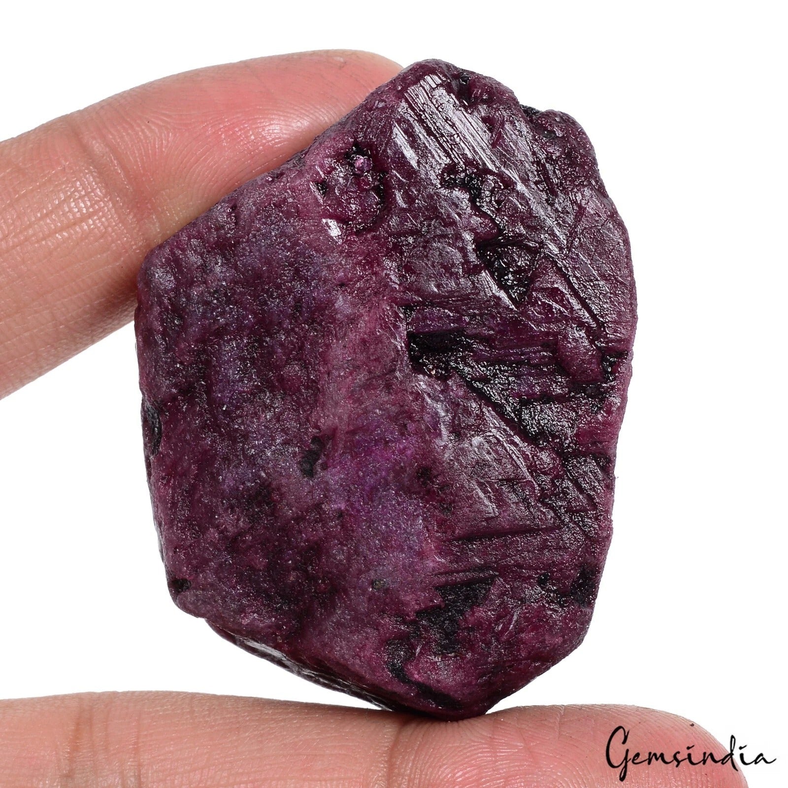 500 Cts Red Corundum Ruby Crystal Rough Mineral Specimen Uncut Loose Gemstone