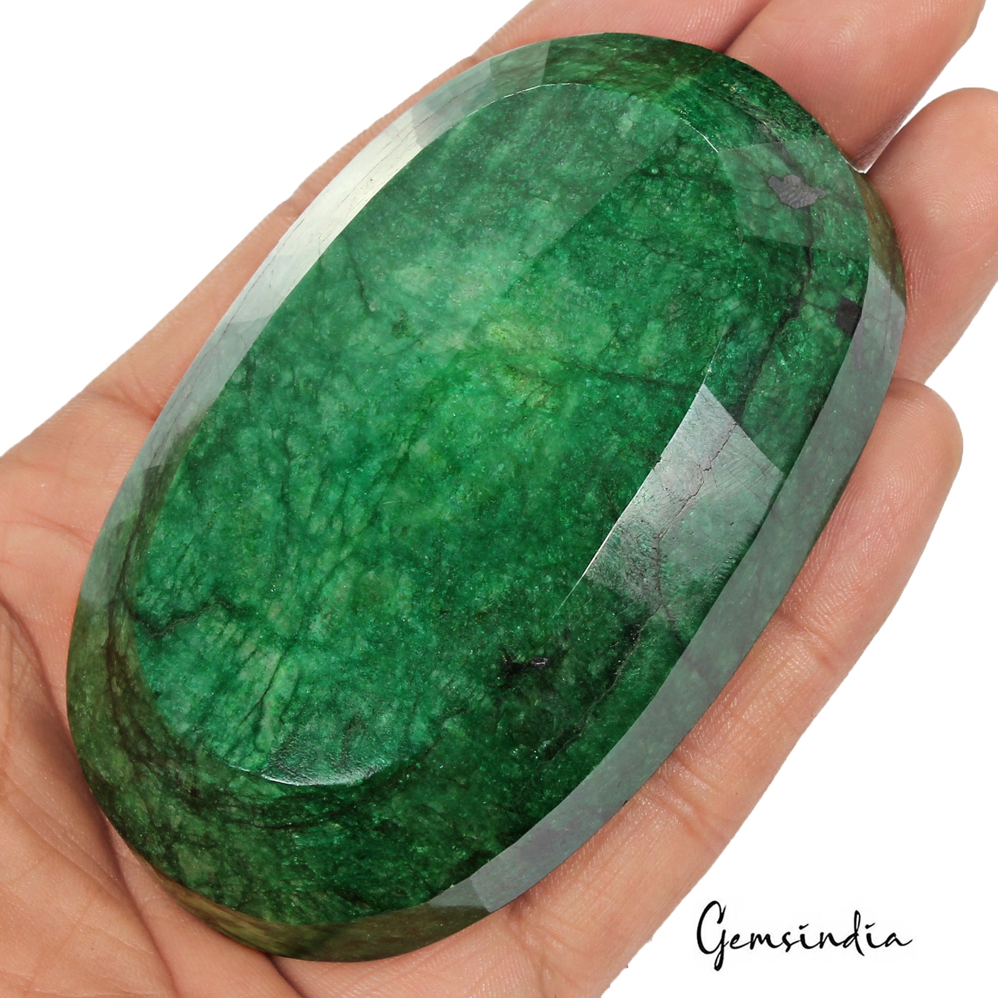 1300 Cts Natural Green Emerald Oval Cut Huge Earth Mined Museum Size Gemstone
