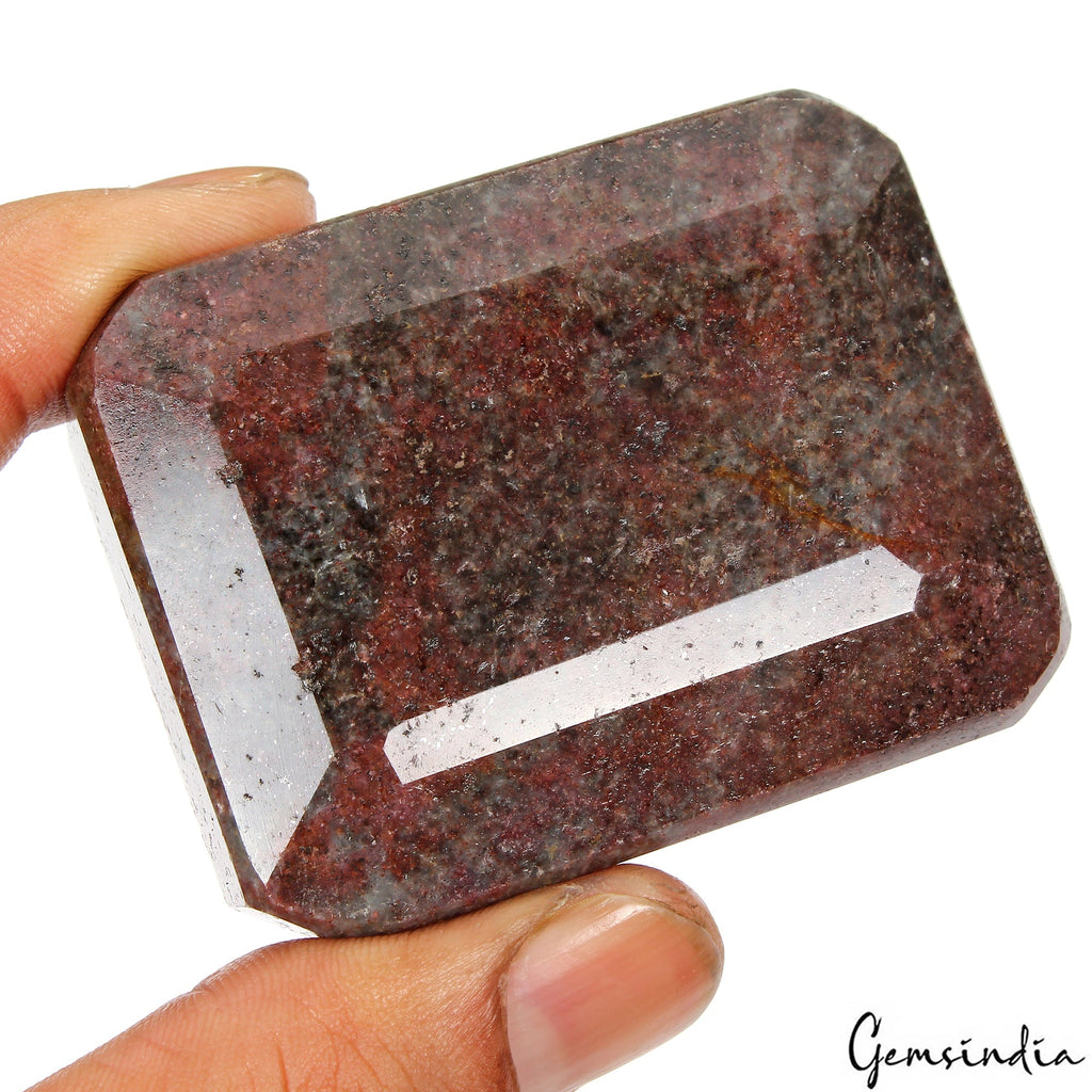 1230 Cts Natural Untreated Ruby Kyanite Octagon Cut Loose Earth mined Gemstone