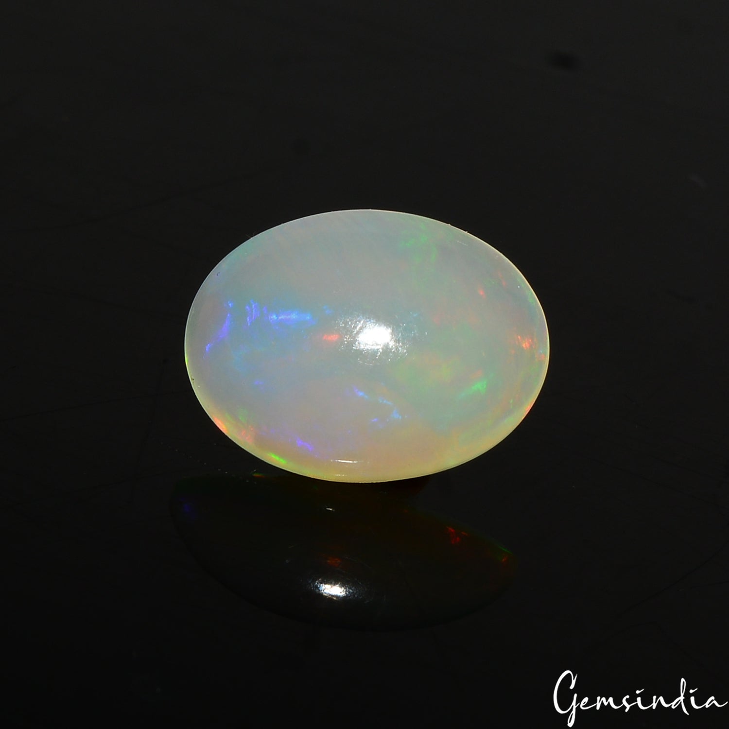 2.10 Ct Natural Ethiopian Opal Welo Shine Oval Cabochon Loose Untreated Gemstone