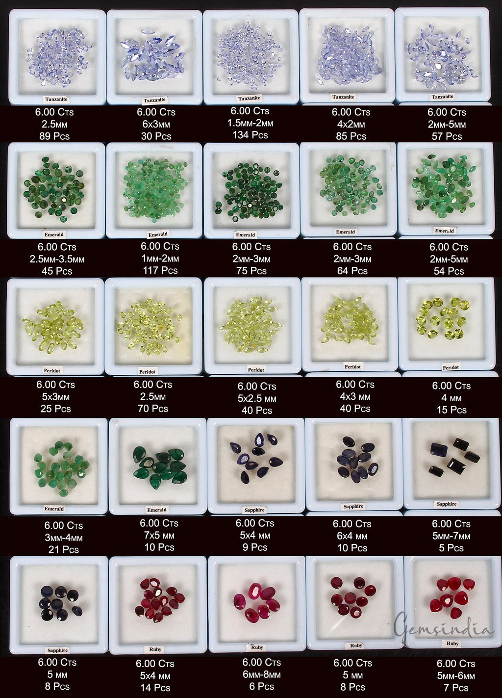 1038 Pcs Estate Genuine Semi Precious Loose Mix Cut Multi Gems 25 Lot Collection