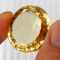 VVS 67.80 Ct Natural Yellow Citrine Oval Cut Loose Eye Clean Gemstone, Brazil