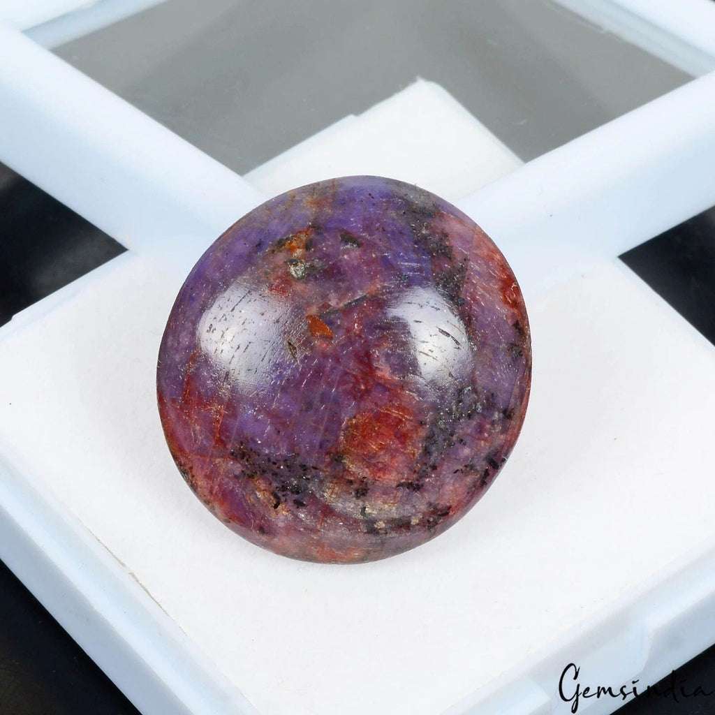 75.50Ct 100% Natural Earth mine Star Ruby Oval Cabochon Loose Certified Gemstone