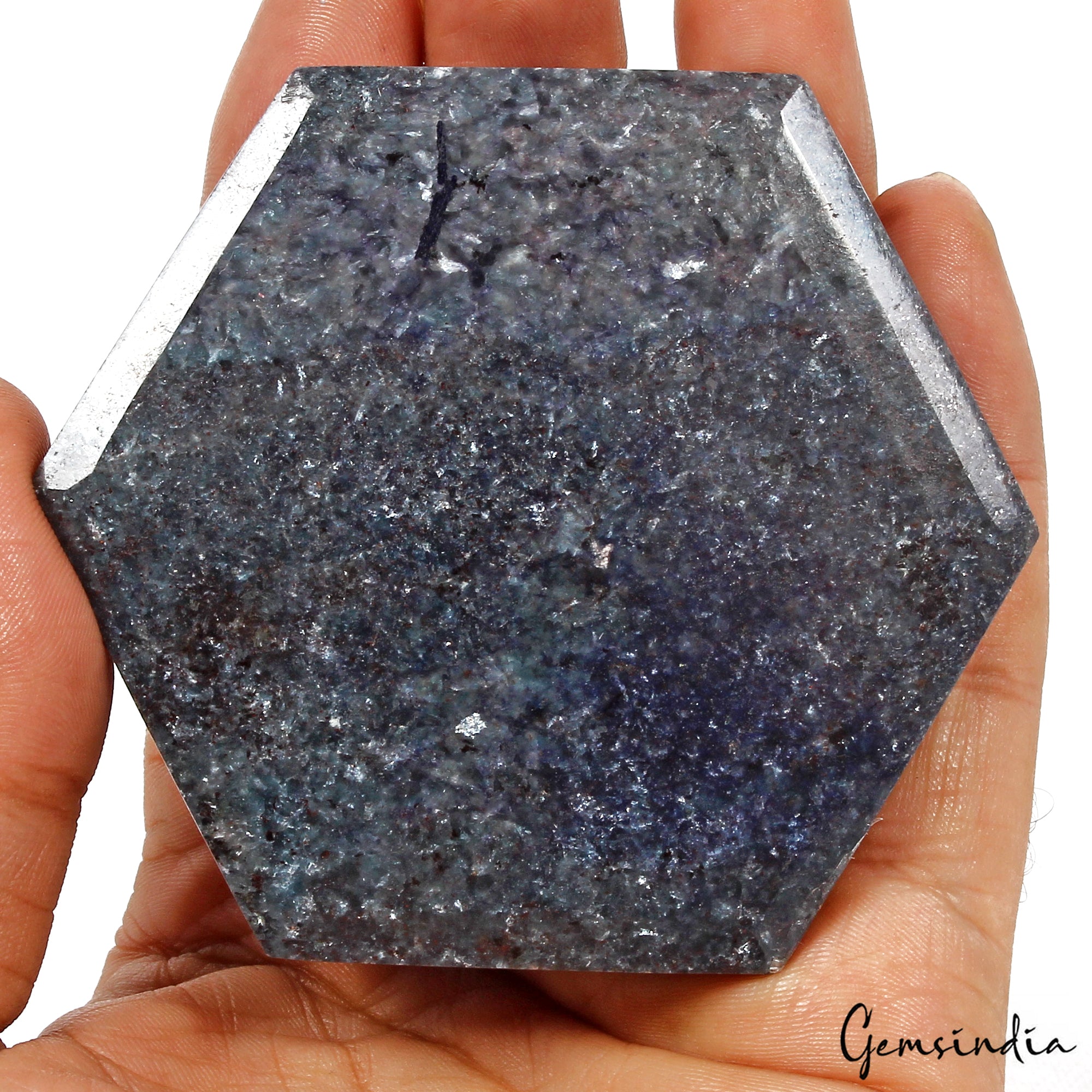 290 gram Natural Huge Blue Sapphire Earth-Mined Hexagon Cut Loose Gemstone