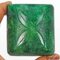 3020 Ct Natural Brazilian Green Emerald Octagon Cut Carving Masterpiece Huge Gem