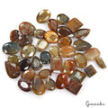 380 Ct/37 Pcs Natural Untreated Brown Sapphire Mix Cut Loose Ring Size Gemstones