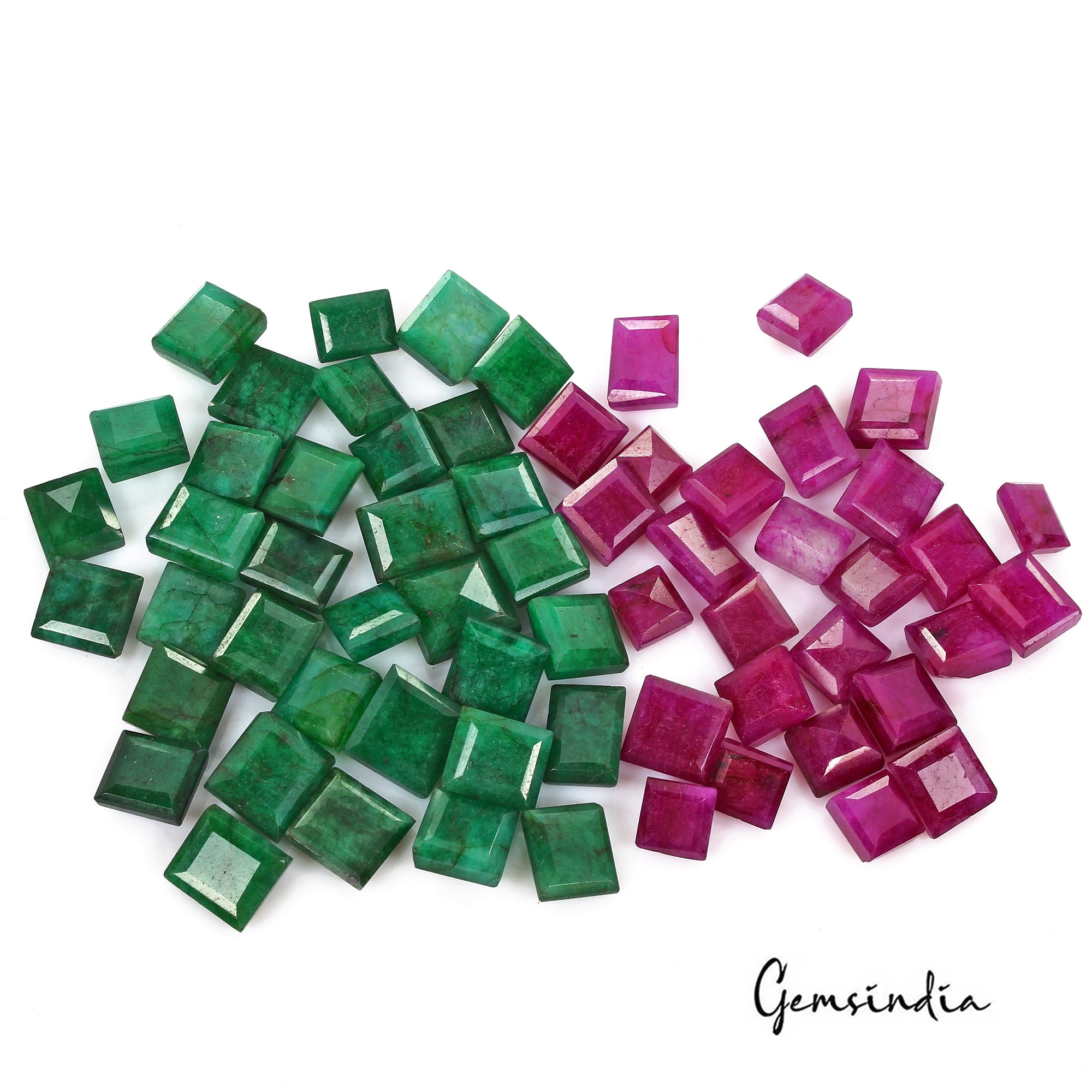 Red Beryl Lot, Loose Gemstone, Green — 63 Pieces, 10mm to 16mm, 800 Ct, Brazil