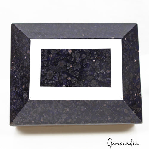 African Blue Sapphire Loose Gemstone, Color Enhanced — 70x56x46mm, 2200 Ct, Africa