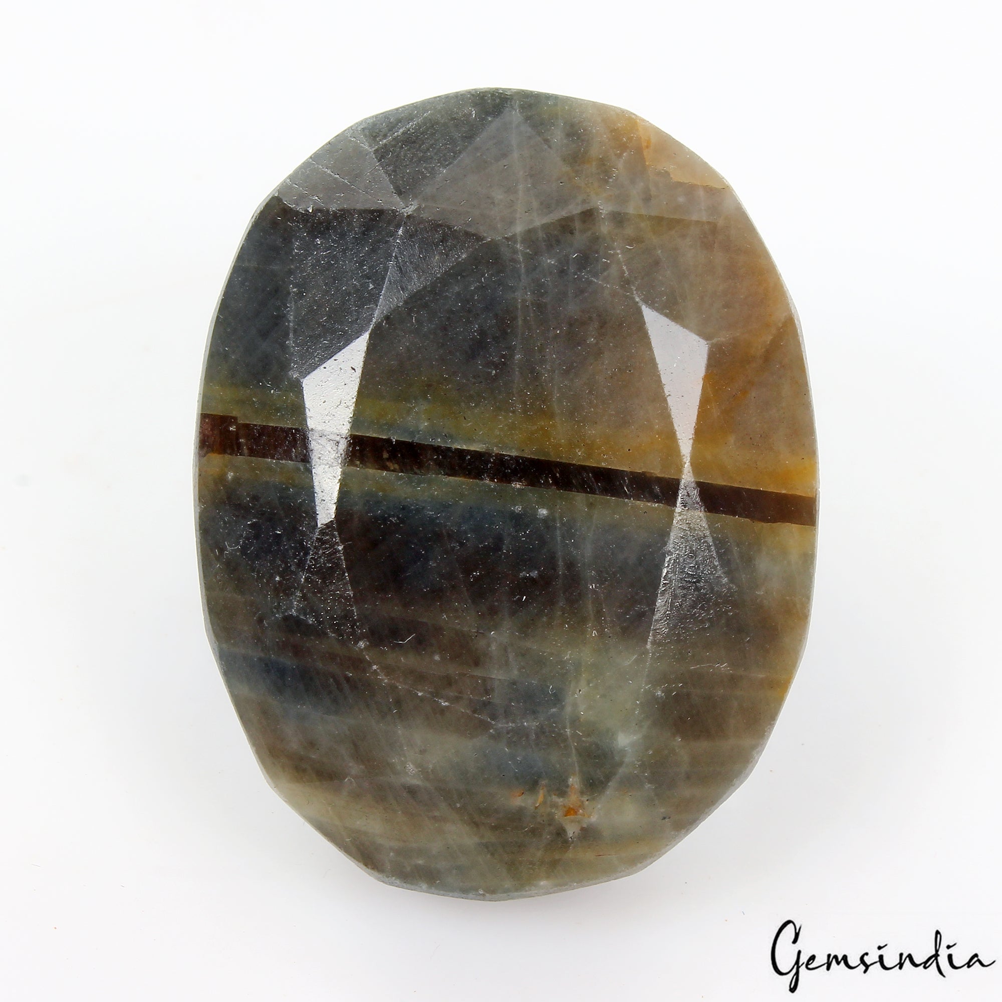 400 Ct Natural Untreated Blue Sapphire Oval Faceted Certified Pendant Size Gem