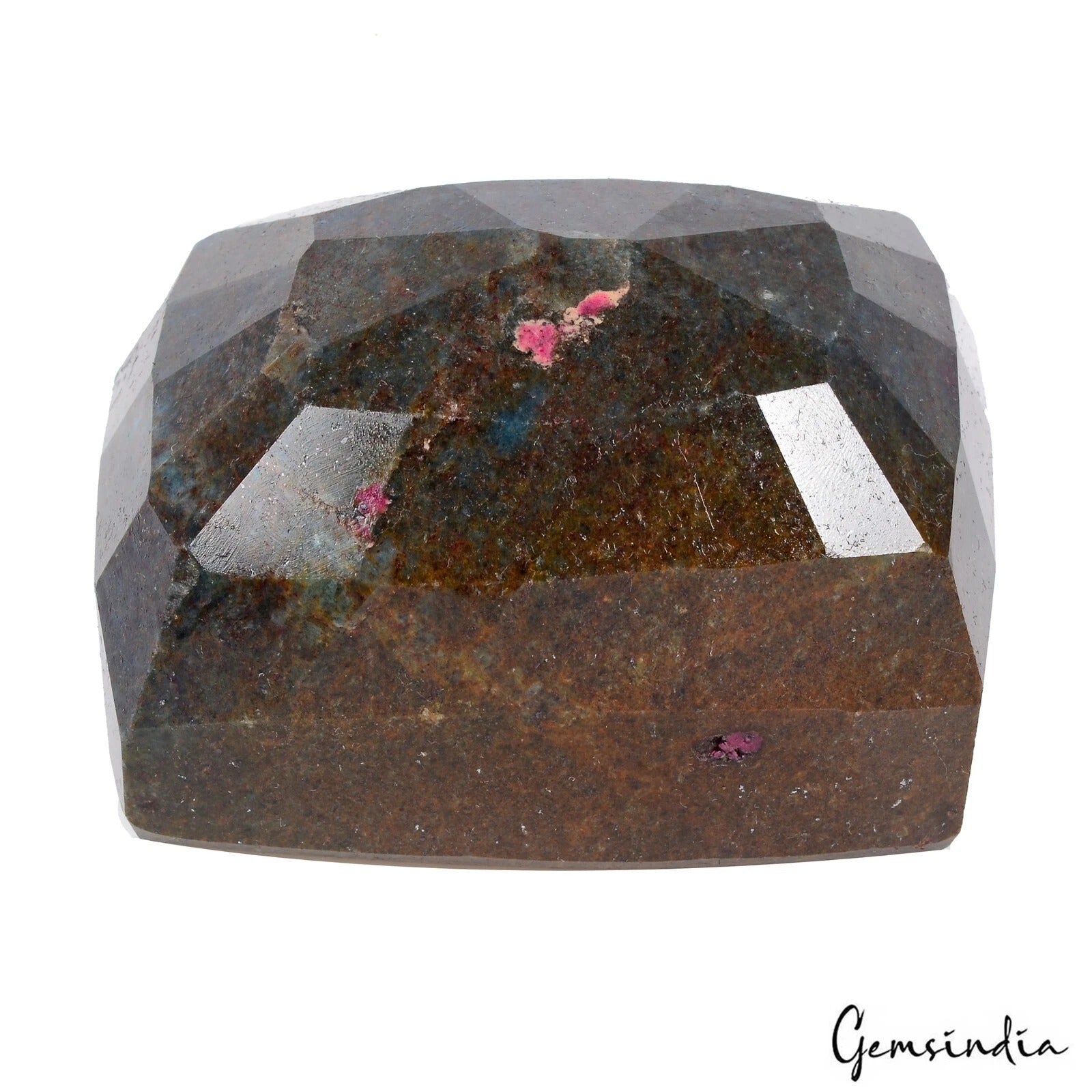 Natural Untreated Ruby Kyanite Cushion Cut Earth Mined Certified Gems 2600 Cts