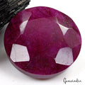 680 Ct Natural Pink Red USA Beryl Bixbite Round Cut Faceted Earth Mined Gemstone