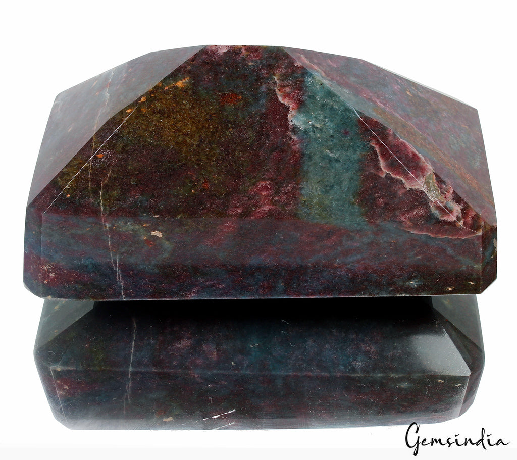 Ruby Kyanite Loose Gemstone, Octagon Cut, Untreated — 6x3.1x3.1 Inch, 10500 Ct (2.1 Kg), Madagascar