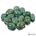 1020 Ct/14 Pcs Natural Brazilian Green Emerald Oval Cab Loose Gems Wholesale Lot
