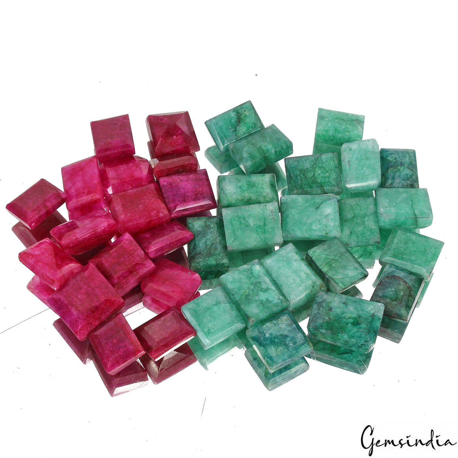 Beryl Lot, Loose Gemstone, Color Enhanced, Pink — 36 Pieces, 14mm to 18mm, 500 Ct, Brazil