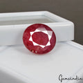 16 Cts Natural Top Red Ruby Oval Certified Mozambique Stunning Loose Gemstone