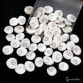 500 Ct/53 Pcs Natural Untreated Gomti Chakra Shiva Eye Shell Cab Loose Gems Lot