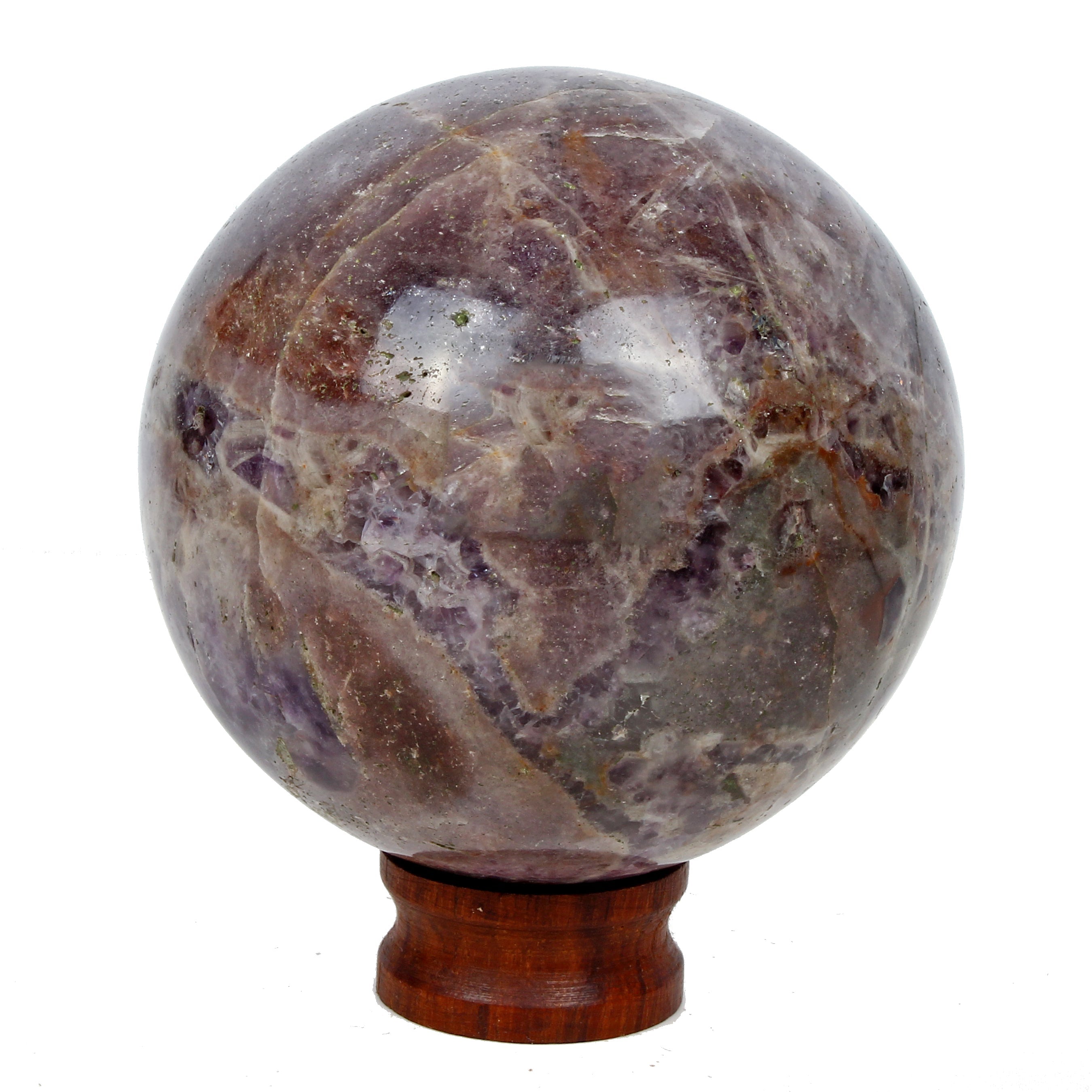 2350 Ct Natural Stunning Amethyst Healing Crystal Mineral Gemstone Sphere/Ball