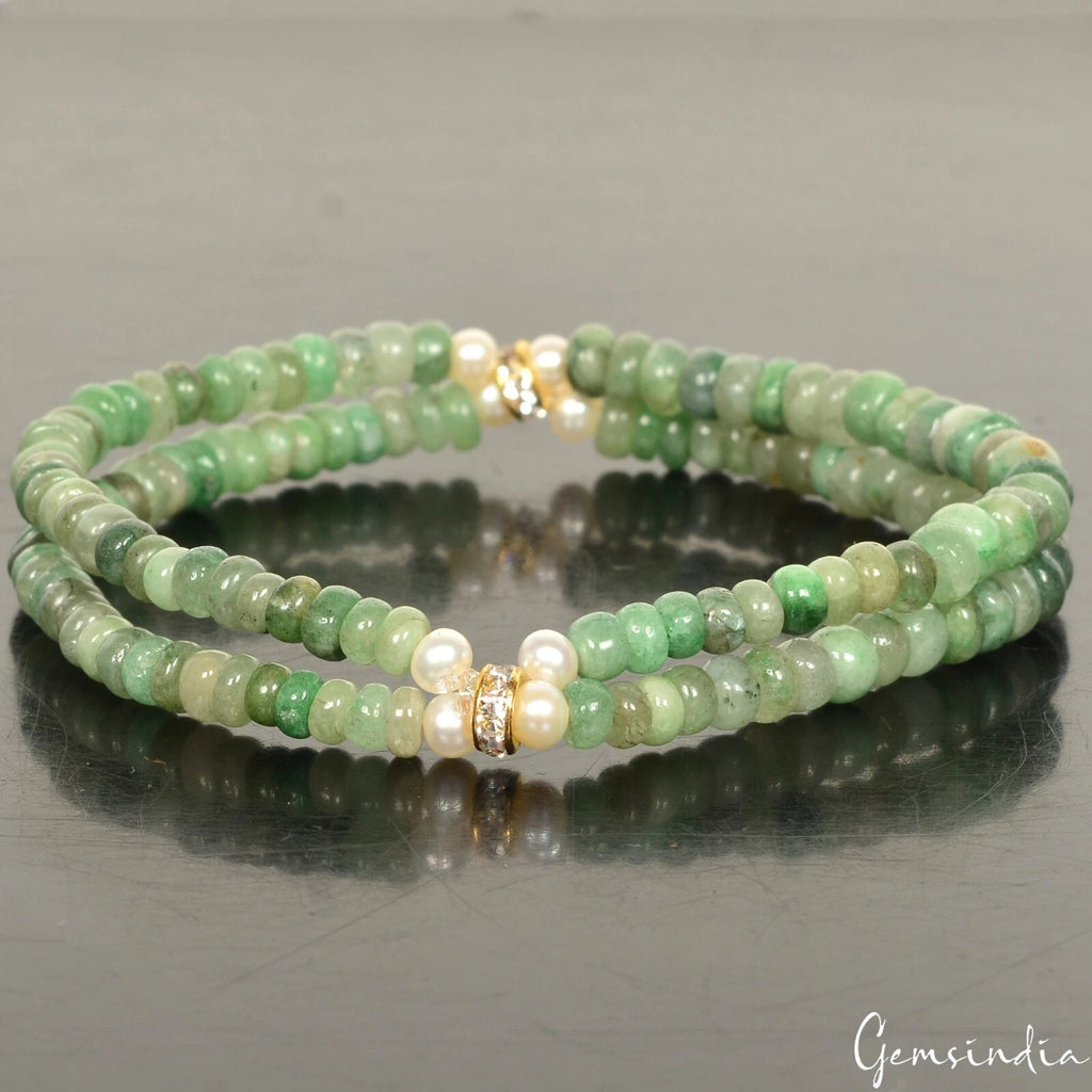 Emerald Bracelet, Color Enhanced — 61.10 Ct