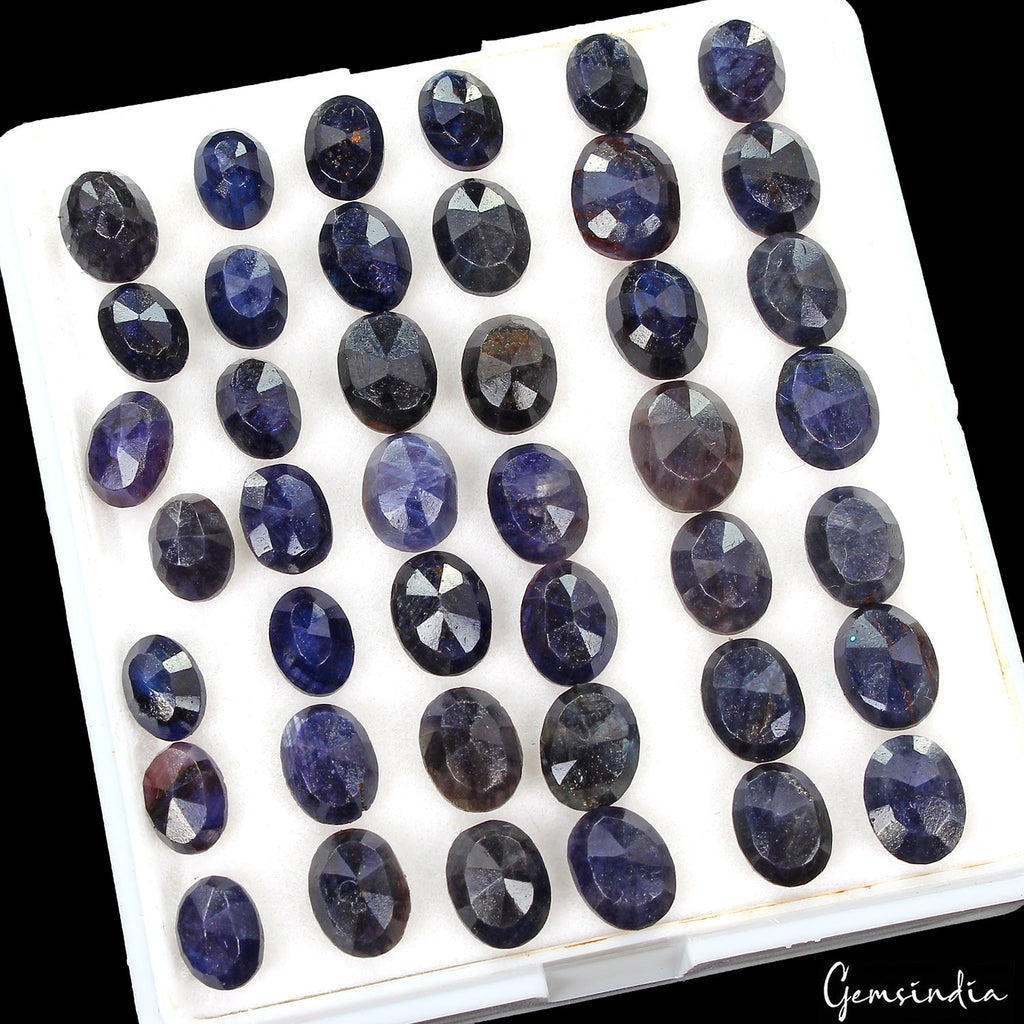 70.30 Ct Natural Blue Sapphire 7-9mm Loose Wholesale Gemstone Jewelry Lot 42 Pcs