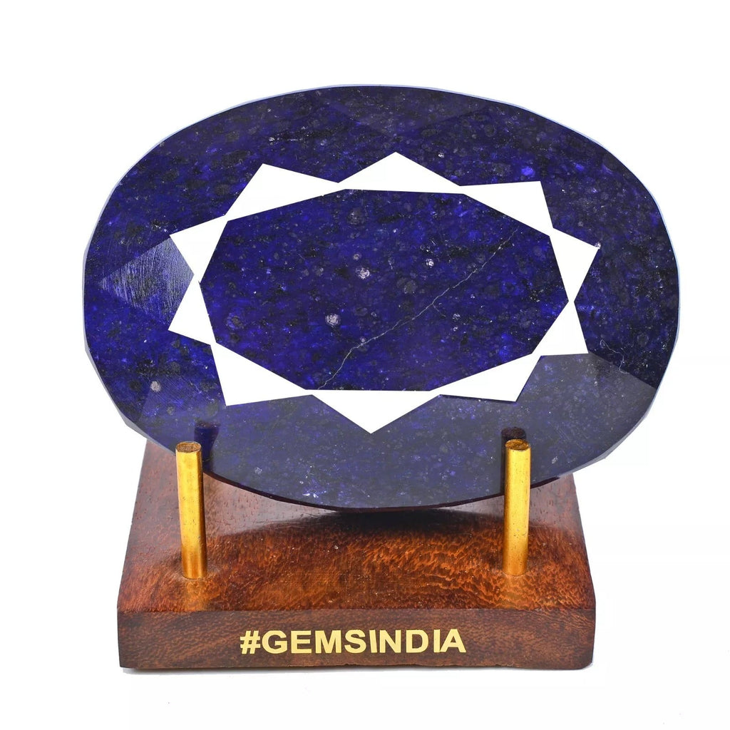 2940 Ct Natural Blue Sapphire Oval Faceted Museum Size Earth Mined Huge Gemstone