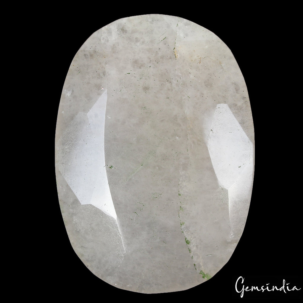 1280 Cts Natural Untreated White Quartz Oval Faceted Huge loose Earth mind Gem