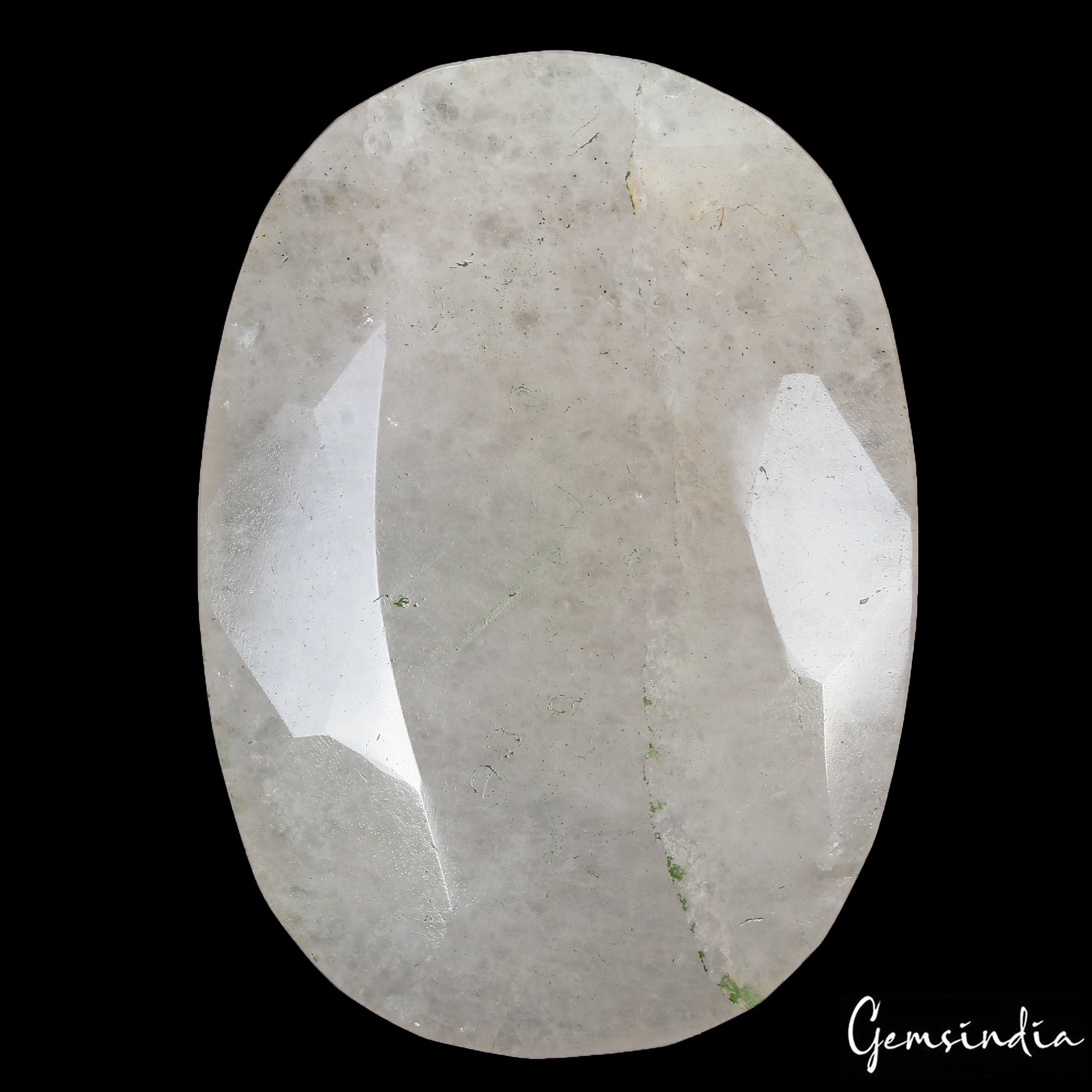 1280 Cts Natural Untreated White Quartz Oval Faceted Huge loose Earth mind Gem