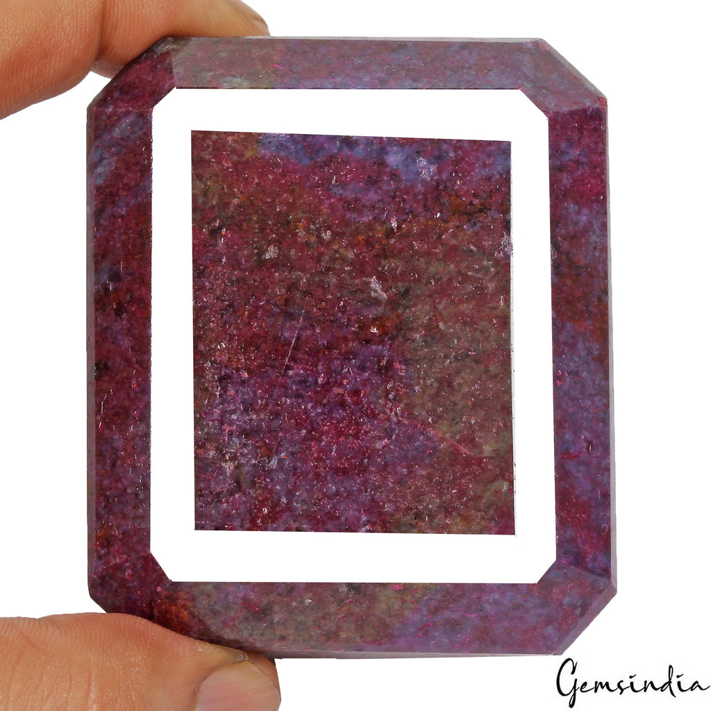 2340 Cts Natural African Red Ruby Octagon Cut Earth Mined Loose Huge Size Gem