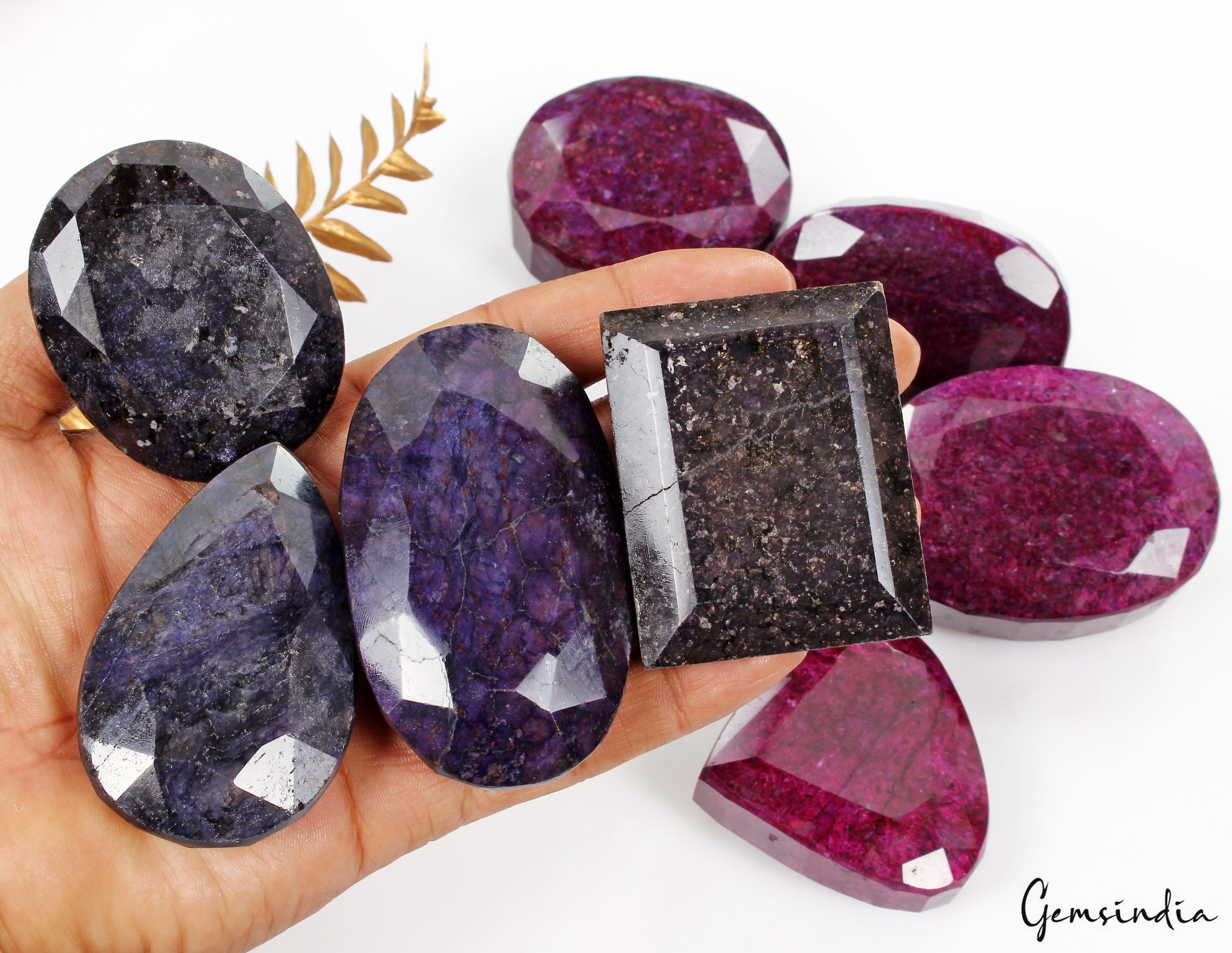 7600Ct Natural Ruby & Sapphire Mix Cut Loose Earth Mined Gemstones Wholesale Lot